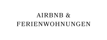 airbnb ferienwohnungen